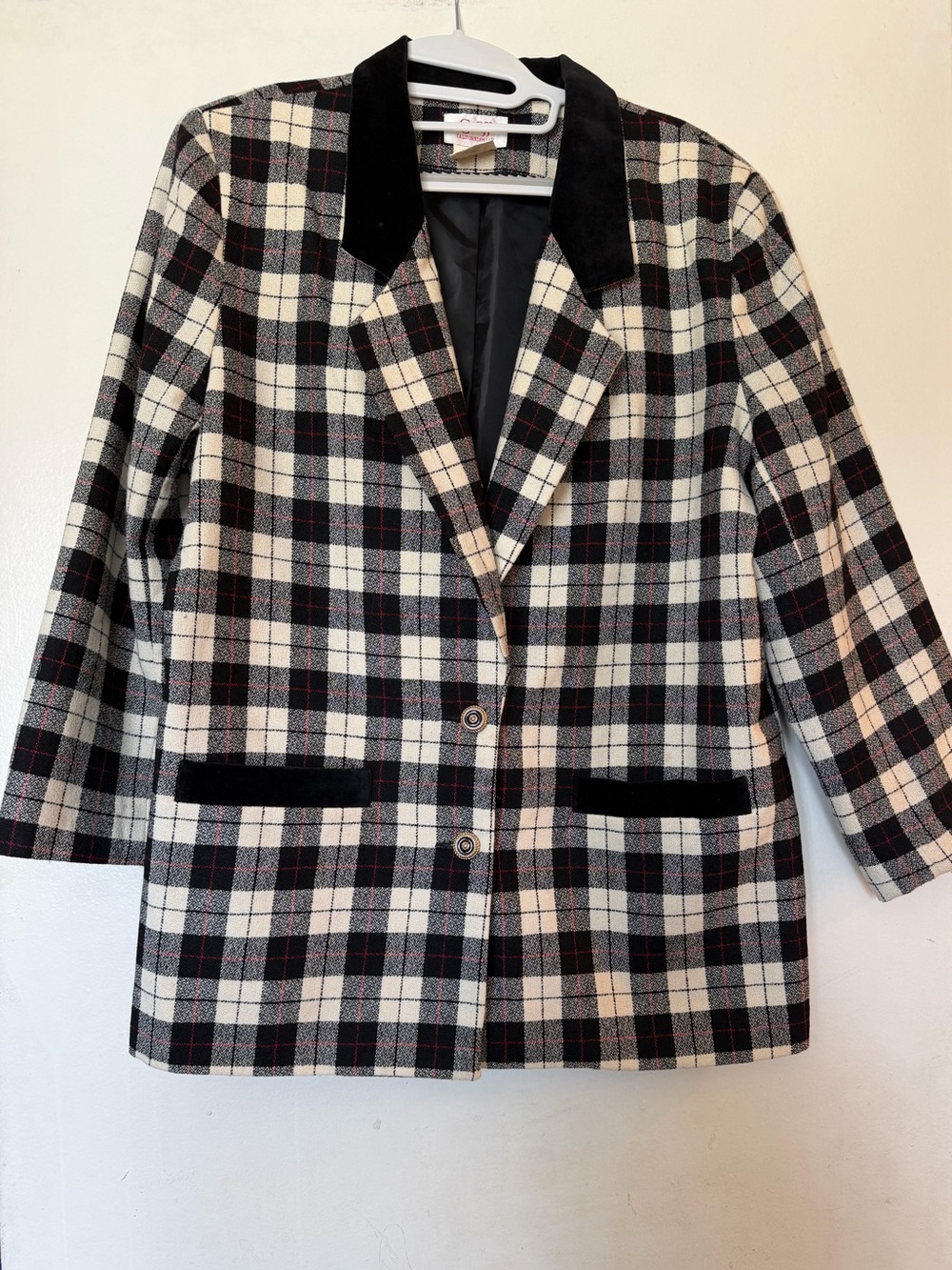Vintage Graff Californiawear Plaid Blazer